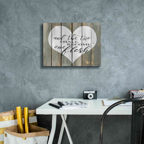 Image of 'And the Two' by Cindy Jacobs, Canvas Wall Art,16 x 12