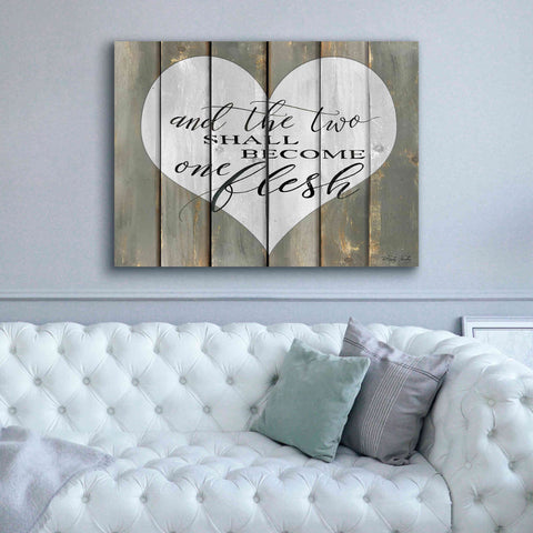 Image of 'And the Two' by Cindy Jacobs, Canvas Wall Art,54 x 40