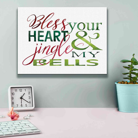 Image of 'Jingle My Bells' by Cindy Jacobs, Canvas Wall Art,16 x 12