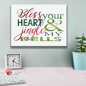 'Jingle My Bells' by Cindy Jacobs, Canvas Wall Art,16 x 12