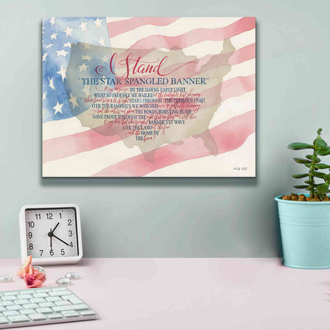 Image of 'I Stand' by Cindy Jacobs, Canvas Wall Art,16 x 12