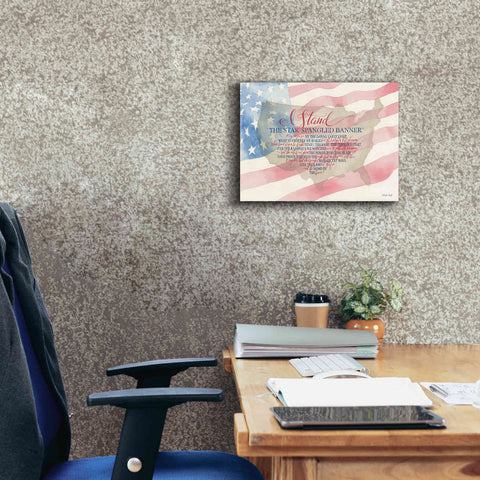 Image of 'I Stand' by Cindy Jacobs, Canvas Wall Art,16 x 12