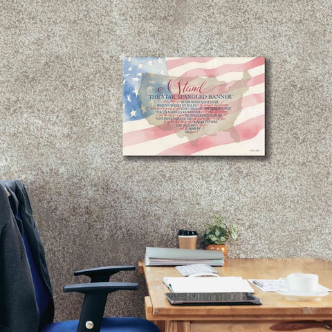 Image of 'I Stand' by Cindy Jacobs, Canvas Wall Art,26 x 18