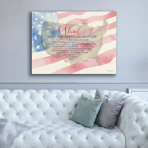 Image of 'I Stand' by Cindy Jacobs, Canvas Wall Art,54 x 40