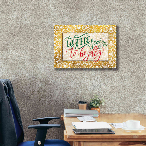 Image of 'Tis the Season' by Cindy Jacobs, Canvas Wall Art,26 x 18