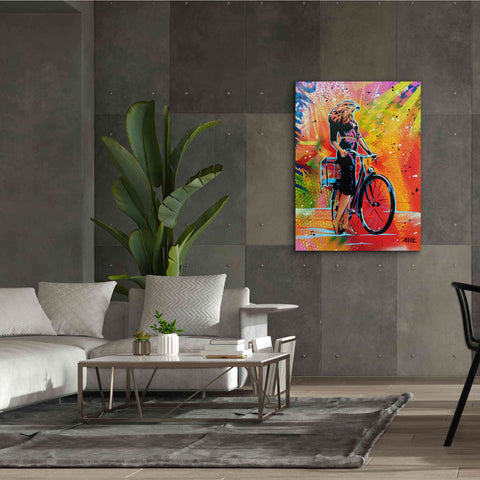 Image of 'Cycle Soaring' by AbcArtAttack, Canvas Wall Art,40 x 54