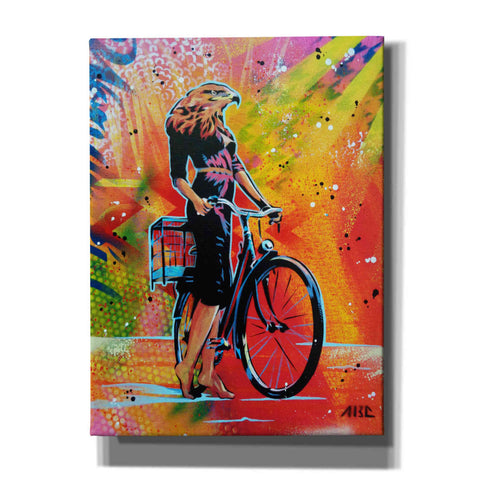 Image of 'Cycle Soaring' by AbcArtAttack, Canvas Wall Art