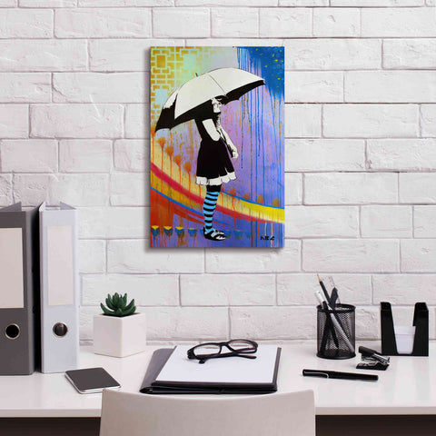 Image of 'Waiting for the Rain' by AbcArtAttack, Canvas Wall Art,12 x 18