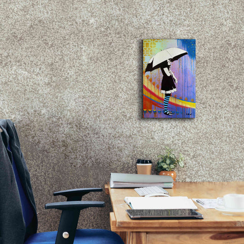 Image of 'Waiting for the Rain' by AbcArtAttack, Canvas Wall Art,12 x 18