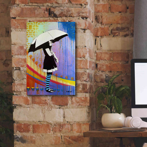 Image of 'Waiting for the Rain' by AbcArtAttack, Canvas Wall Art,12 x 18