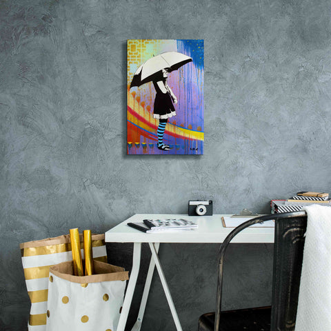Image of 'Waiting for the Rain' by AbcArtAttack, Canvas Wall Art,12 x 18