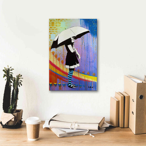 Image of 'Waiting for the Rain' by AbcArtAttack, Canvas Wall Art,12 x 18