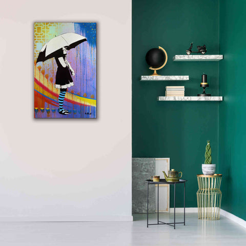 Image of 'Waiting for the Rain' by AbcArtAttack, Canvas Wall Art,26 x 40