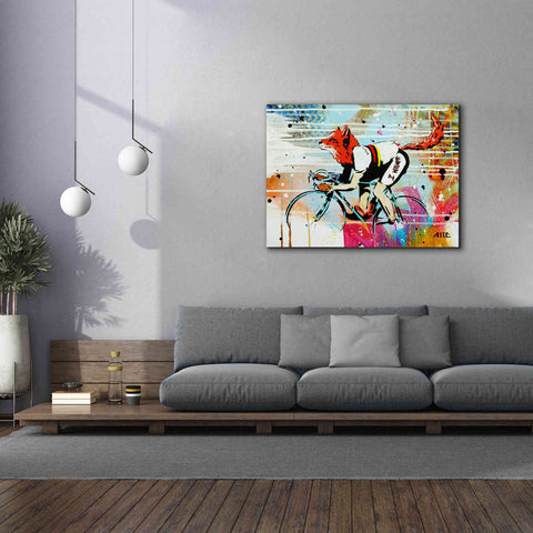 Image of 'Le Fox' by AbcArtAttack, Canvas Wall Art,54 x 40