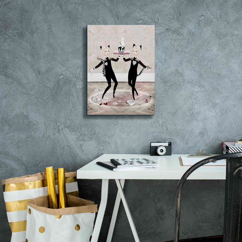 Image of 'The Newmars' by Art & Ghosts, Canvas Wall Art,12 x 16