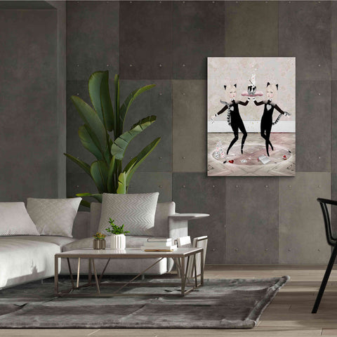 Image of 'The Newmars' by Art & Ghosts, Canvas Wall Art,40 x 54