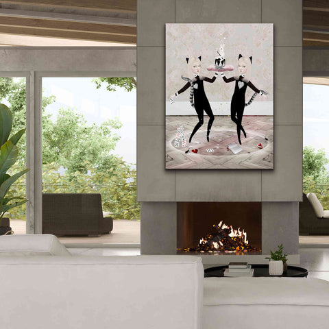 Image of 'The Newmars' by Art & Ghosts, Canvas Wall Art,40 x 54