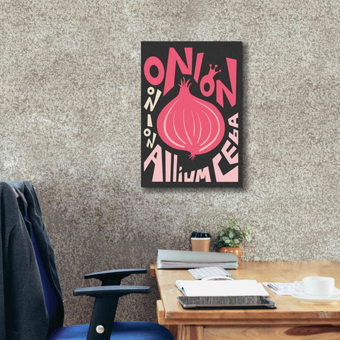 Image of 'Kitchen Onion' by Ayse, Canvas Wall Art,18 x 26