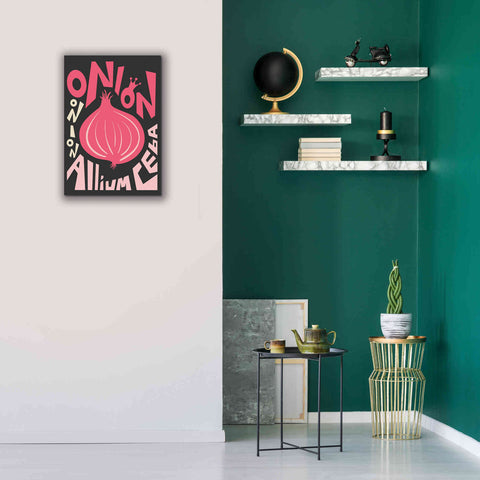 Image of 'Kitchen Onion' by Ayse, Canvas Wall Art,18 x 26