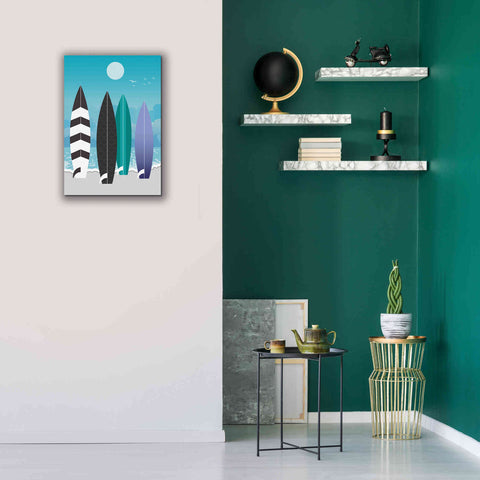 Image of 'Surfboards' by Ayse, Canvas Wall Art,18 x 26
