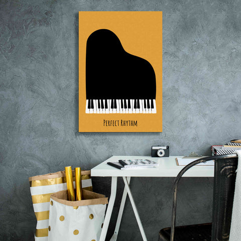 Image of 'Piano' by Ayse, Canvas Wall Art,18 x 26