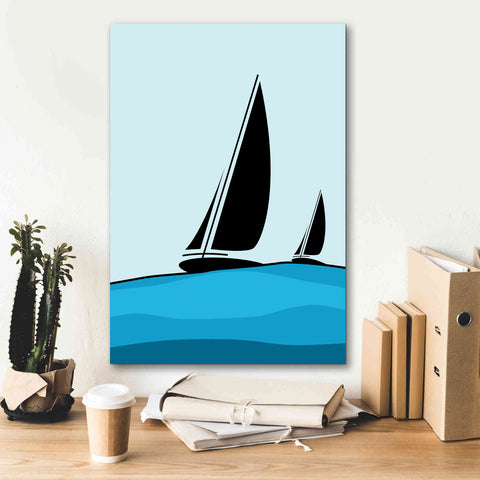 Image of 'Sailing' by Ayse, Canvas Wall Art,18 x 26