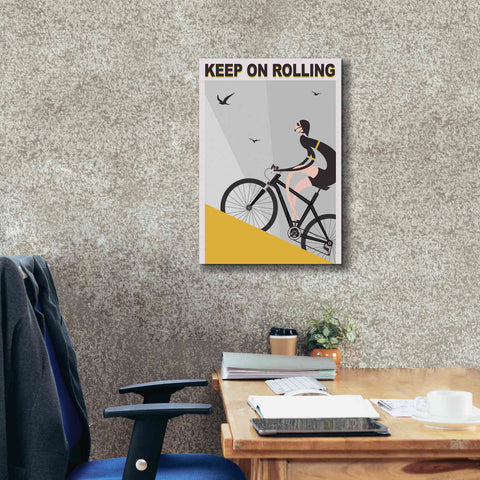 Image of 'Keel On Rolling' by Ayse, Canvas Wall Art,18 x 26