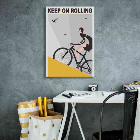 Image of 'Keel On Rolling' by Ayse, Canvas Wall Art,18 x 26