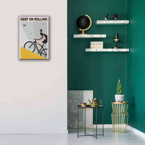 Image of 'Keel On Rolling' by Ayse, Canvas Wall Art,18 x 26