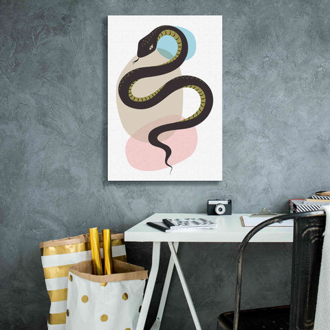Image of 'Snake' by Ayse, Canvas Wall Art,18 x 26