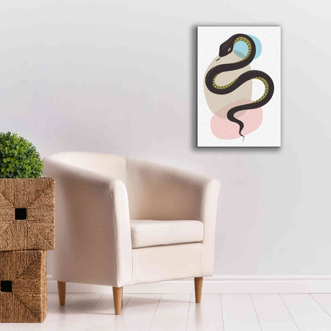 Image of 'Snake' by Ayse, Canvas Wall Art,18 x 26