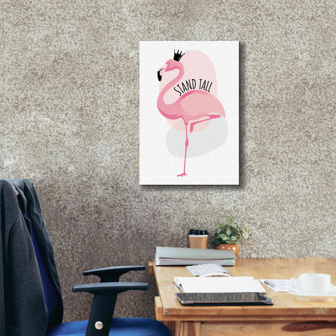 Image of 'Flamingo' by Ayse, Canvas Wall Art,18 x 26