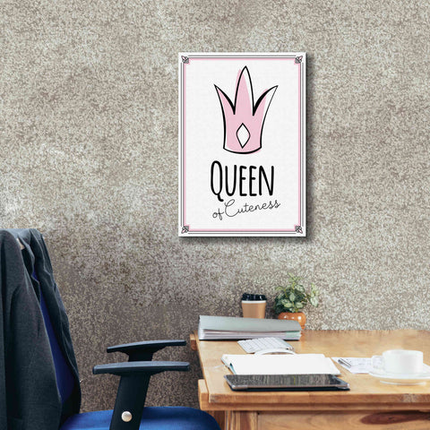 Image of 'Queen of Cuteness' by Ayse, Canvas Wall Art,18 x 26