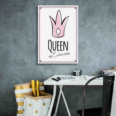 Image of 'Queen of Cuteness' by Ayse, Canvas Wall Art,18 x 26