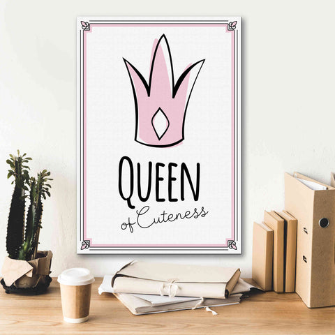 Image of 'Queen of Cuteness' by Ayse, Canvas Wall Art,18 x 26