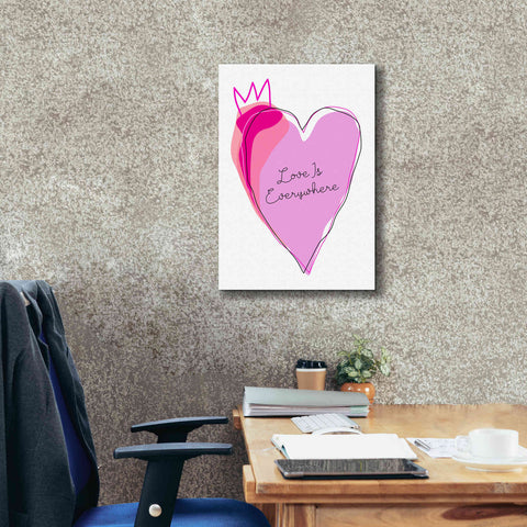 Image of 'Love is Everywhere' by Ayse, Canvas Wall Art,18 x 26