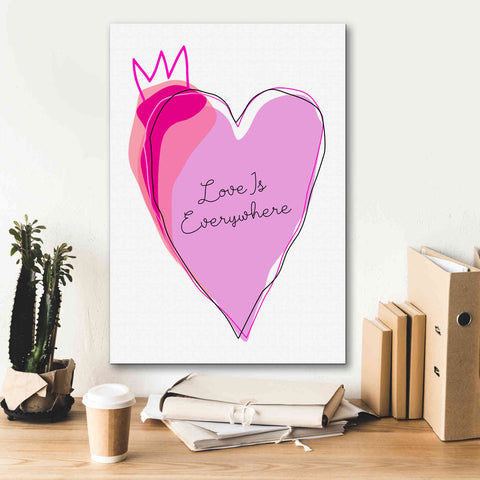 Image of 'Love is Everywhere' by Ayse, Canvas Wall Art,18 x 26