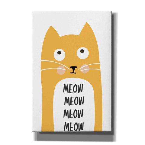 Image of 'Meow' by Ayse, Canvas Wall Art