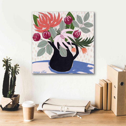 Image of 'April Florals 12' by Marisa Anon, Canvas Wall Art,18 x 18