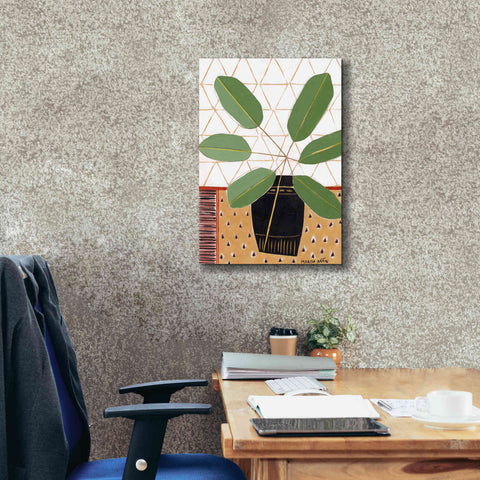 Image of 'Gold Tablecloth 4' by Marisa Anon, Canvas Wall Art,18 x 26