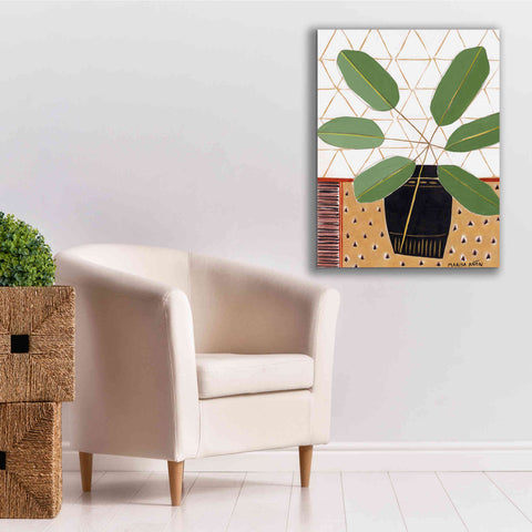 Image of 'Gold Tablecloth 4' by Marisa Anon, Canvas Wall Art,26 x 34