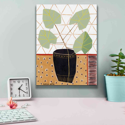 Image of 'Gold Tablecloth 5' by Marisa Anon, Canvas Wall Art,12 x 16