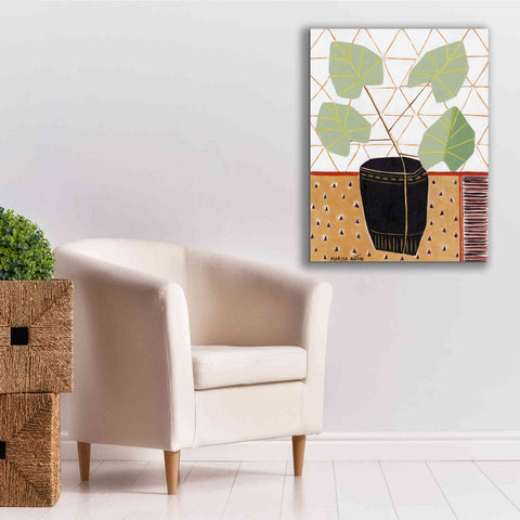 Image of 'Gold Tablecloth 5' by Marisa Anon, Canvas Wall Art,26 x 34