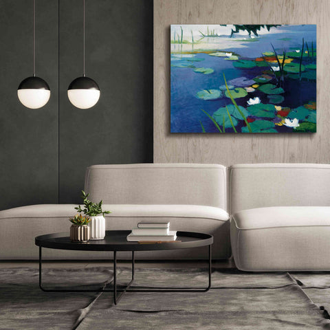 Image of 'Water Lilies' by Tadashi Asoma, Canvas Wall Art,54 x 40