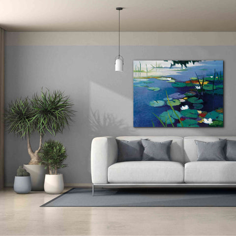 Image of 'Water Lilies' by Tadashi Asoma, Canvas Wall Art,54 x 40