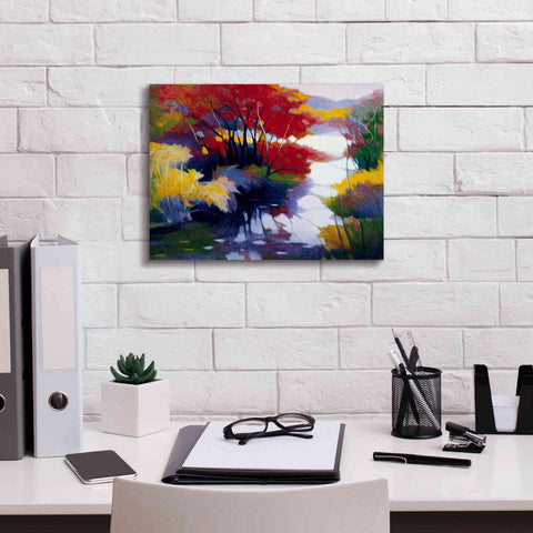 Image of 'Indian Summer' by Tadashi Asoma, Canvas Wall Art,16 x 12