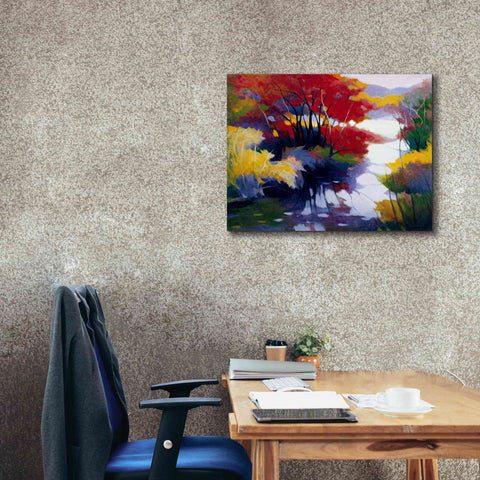 Image of 'Indian Summer' by Tadashi Asoma, Canvas Wall Art,34 x 26