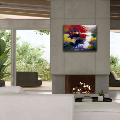 Image of 'Indian Summer' by Tadashi Asoma, Canvas Wall Art,34 x 26