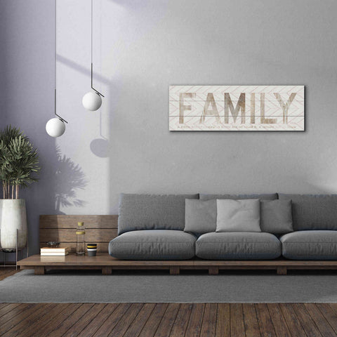 Image of 'Family Chevron' by Cindy Jacobs, Canvas Wall Art,60 x 20