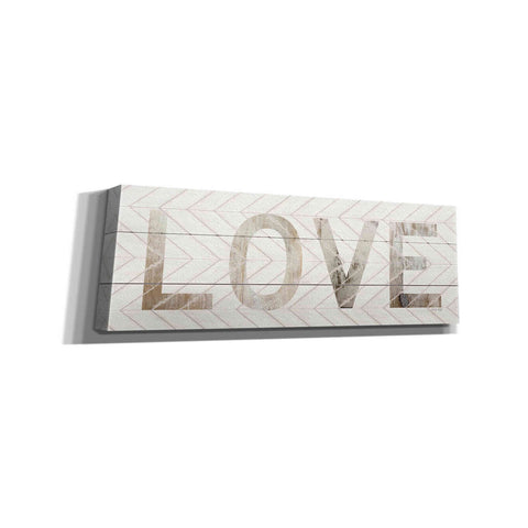 Image of 'Love Chevron' by Cindy Jacobs, Canvas Wall Art